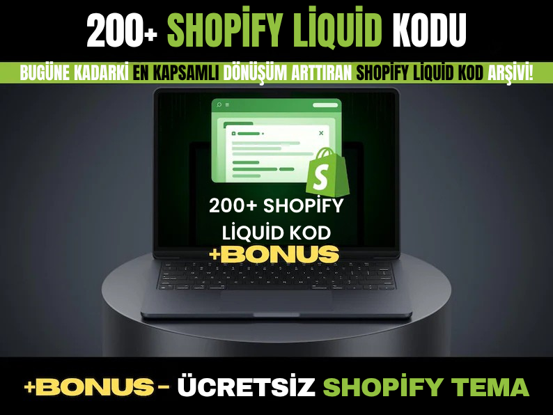 Shopify 200+ Liquid Kod